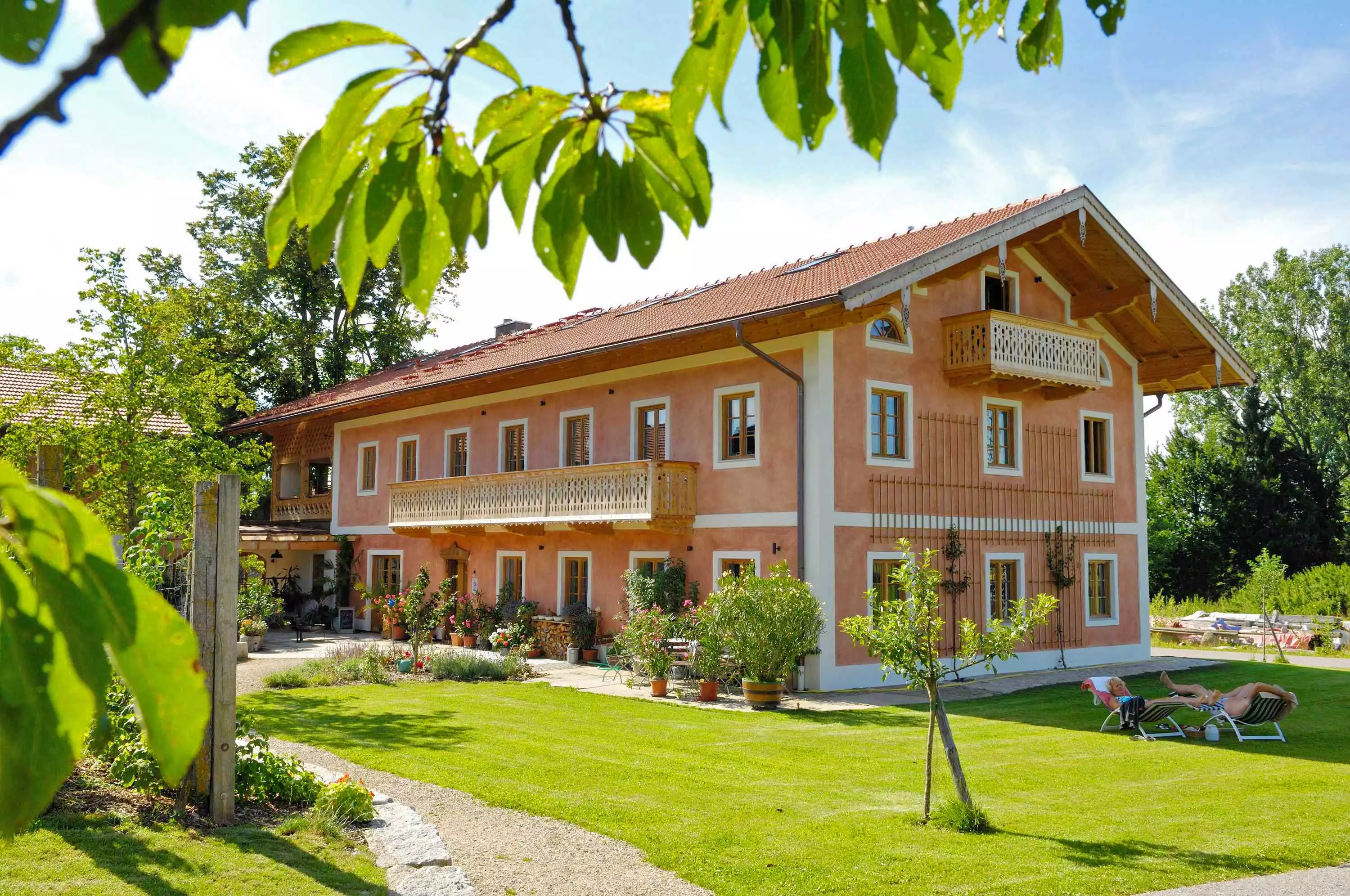 Neubau traditionelle Handwerkskunst Abbundtechnik