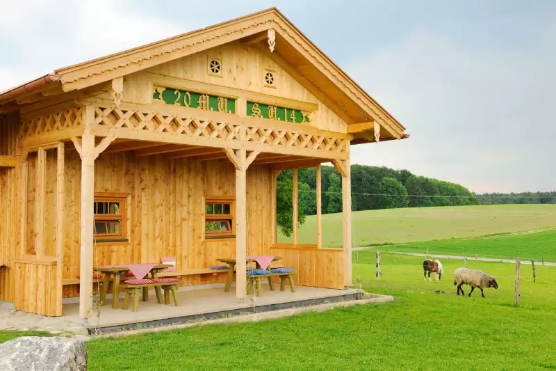 Handwerkskunst Holzhaus Lechner Kay