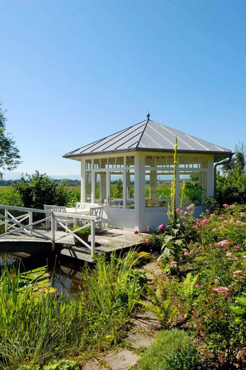 Sonderbauten Pavillon Gartenhaus Terrasse