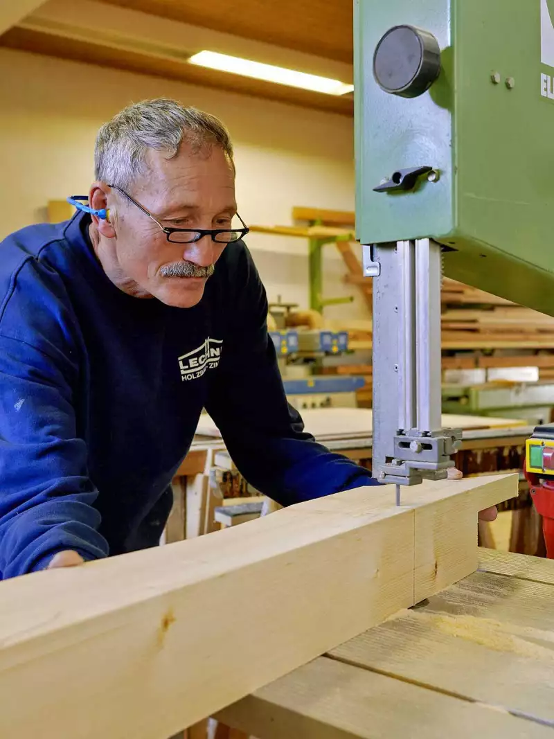Lechner Holzbau präzises Arbeiten