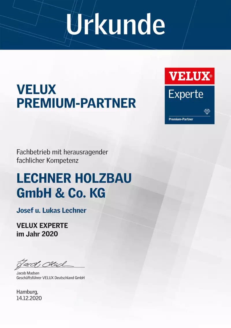 Auszeichnung für Holzbau Lechner