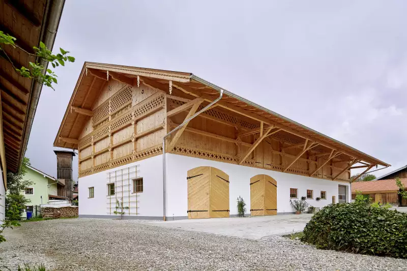 Alte Handwerkskunst Bundwerk Lechner Holzbau